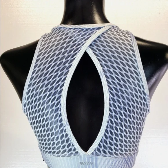 WITH Wear it to Heart Peloton Logo Multi Sport Bra High Neck - Picture 6 of 7